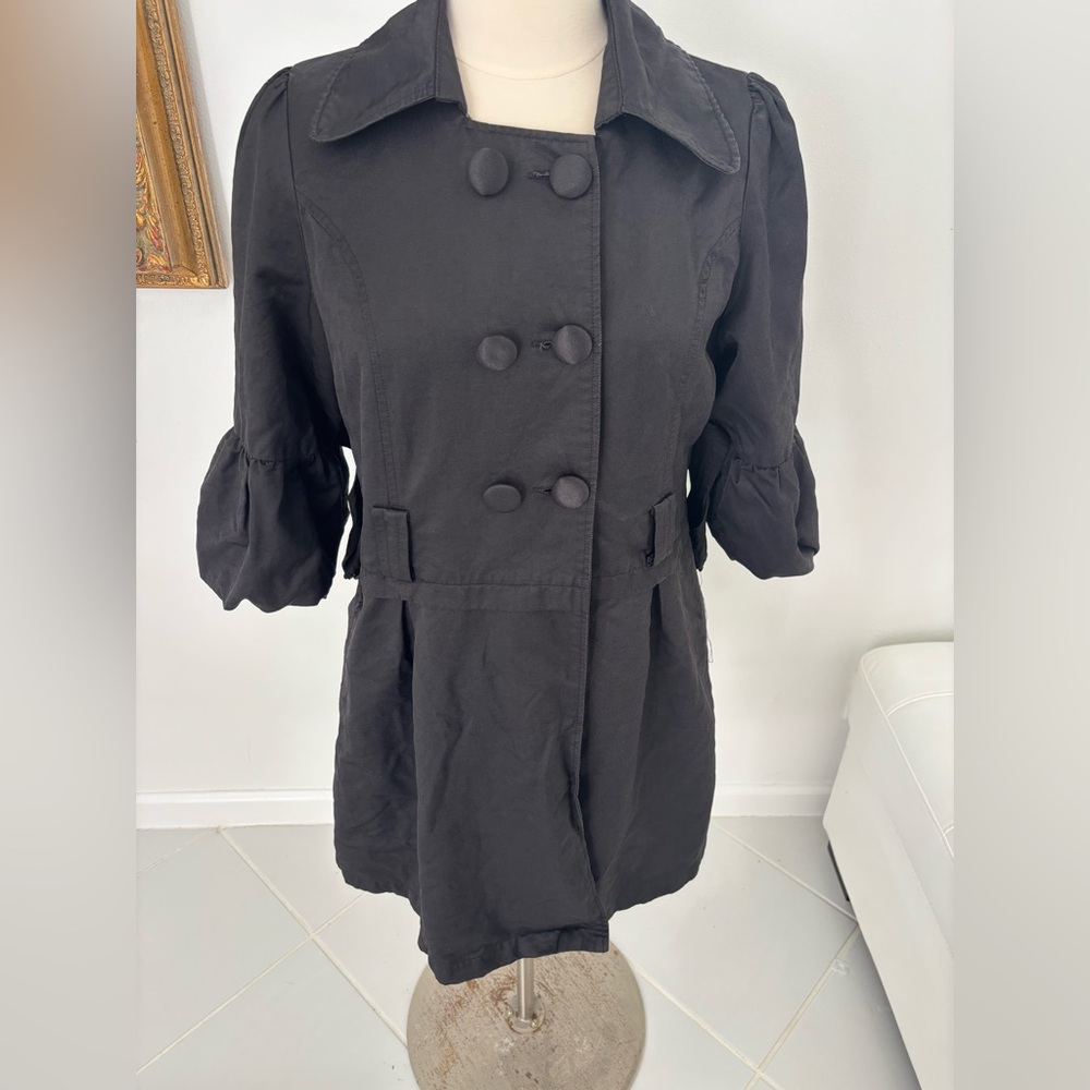 Elegant Luii Black Women's Coat Size Large